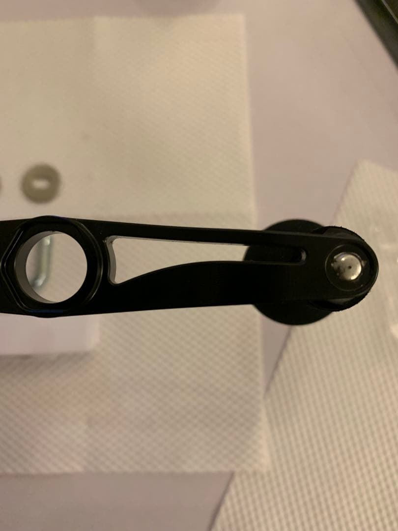 DRT バリアルハンドル100(WHITE)※センターナット付