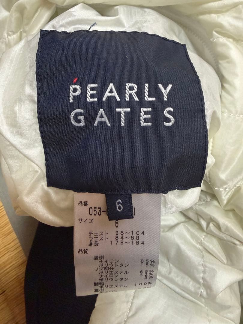 PEARLY GATES ロゴプリントジャケット