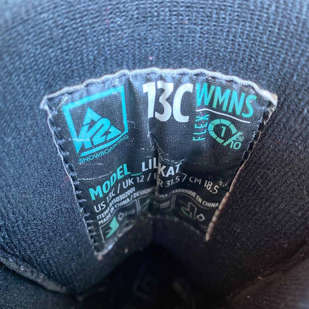 【美品_即日発送】K2 Lil Kat スノーボードブーツ 子ども用18.5cm