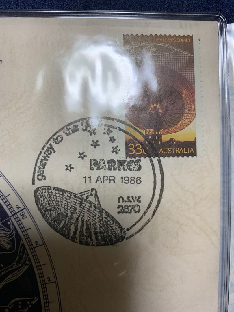 ハレー彗星記念メダルセット　1986年オーストラリア発行SV925メダル　未使用