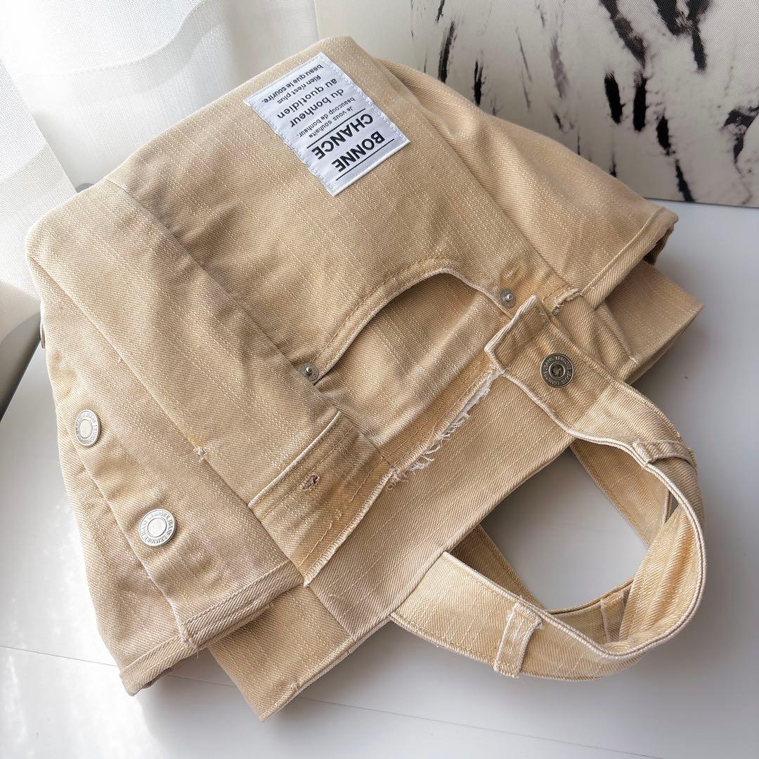 く*さ様 コヤンイサムチョン　トートバッグ　ハンドメイド　デニム　