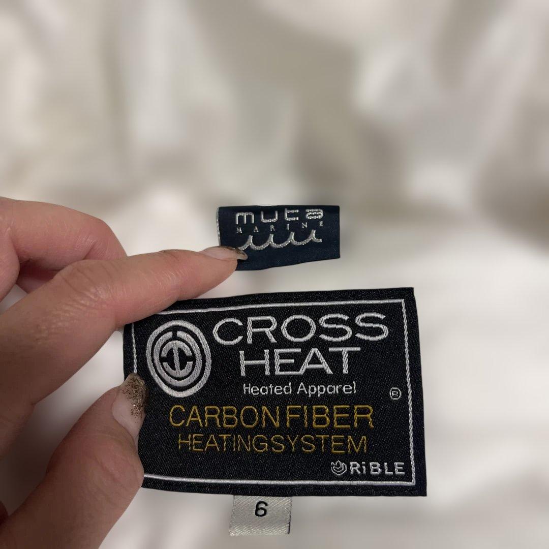 MUTA MARINE フード付きベスト ホワイト