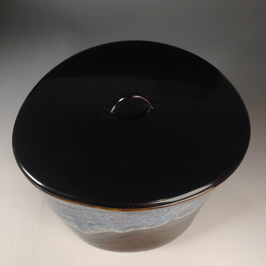 ア181 水指『鵬雲斎書付』『松古窯　佐久間芳丘作　塗師　表恵作　共箱』茶道具