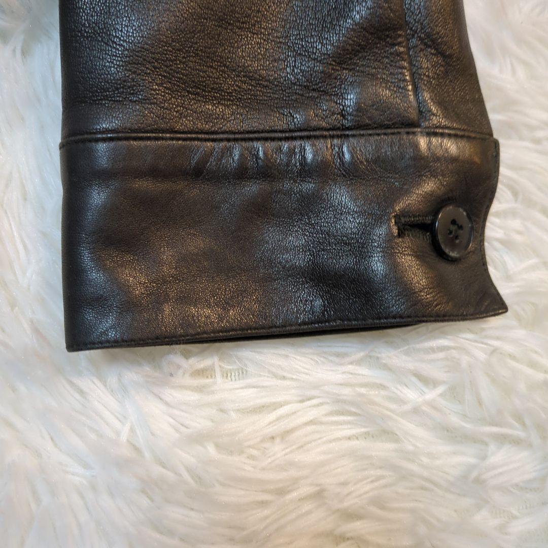 【極美品】アニエスベー ラムレザージャケット ビンテージ シングルライダース