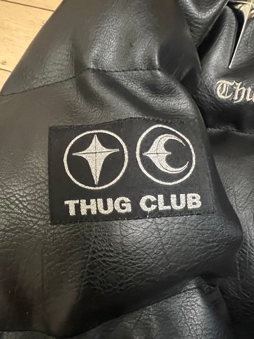 正規品初版 Thug club 1サグクラブ ダウン 希少Sサイズ