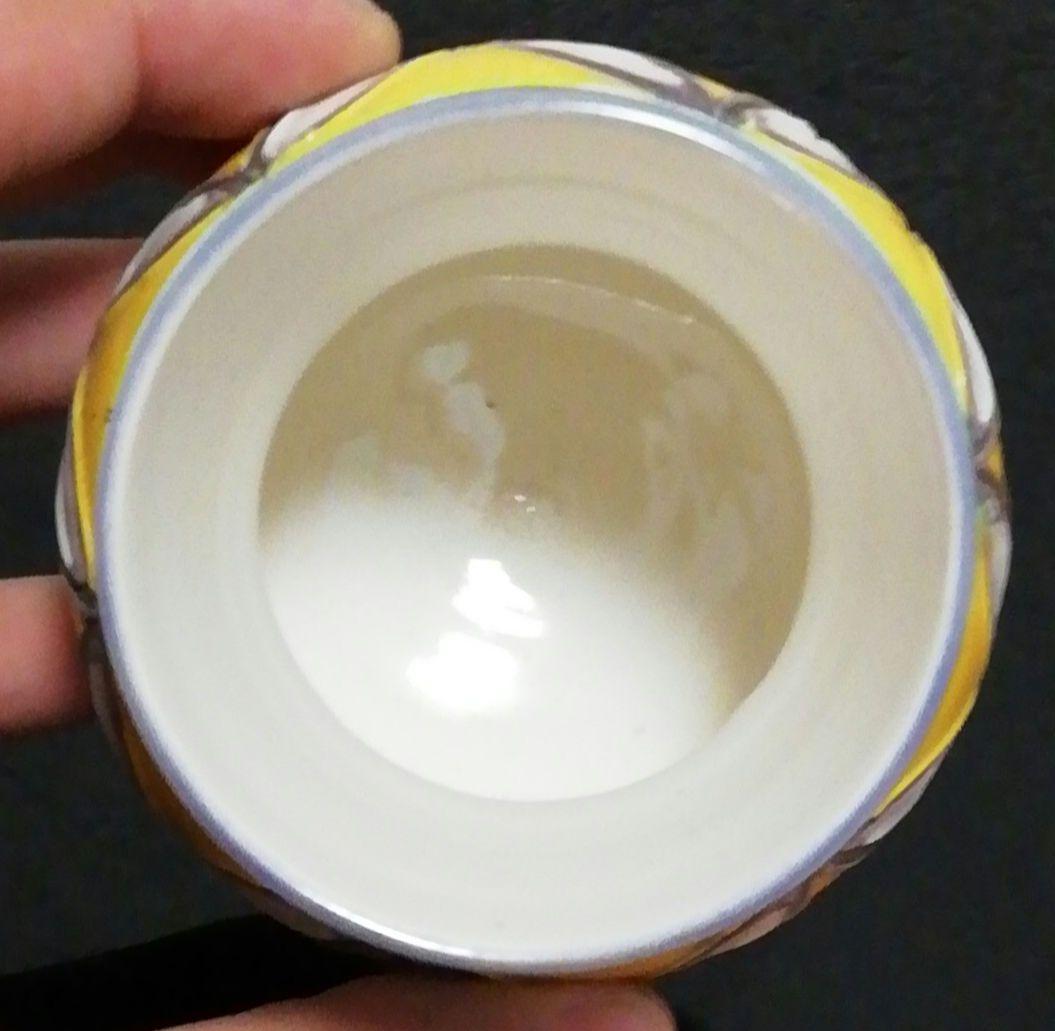 笹田有祥作　交趾焼　鮟鱇　茶器　茶入　共箱　茶道具