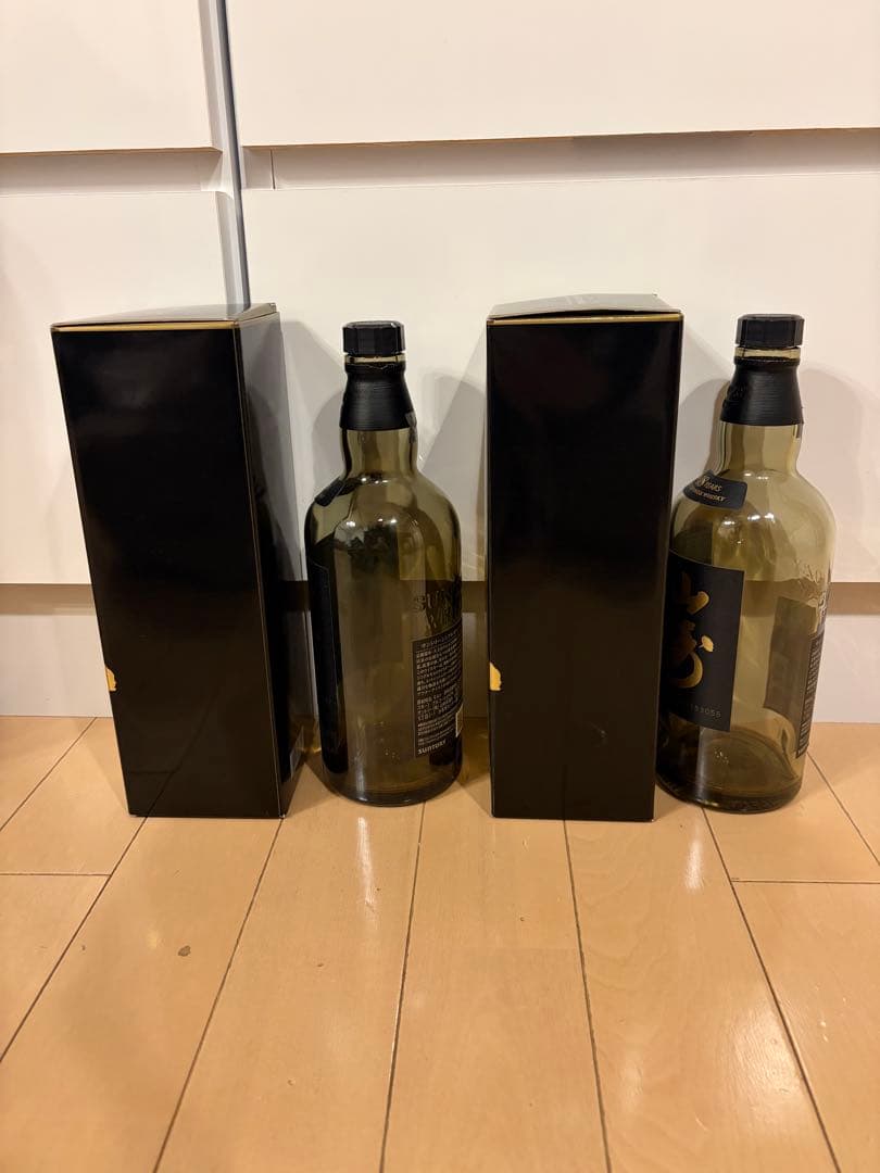 【値下げしました！】山崎 18年 ウイスキー 2本セット　空き瓶　箱付き