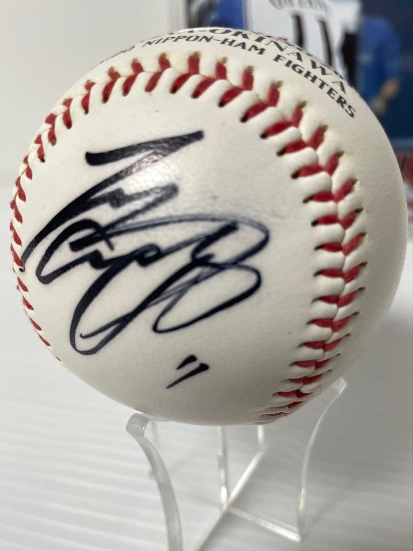 大谷翔平　直筆サインボール 日本ハムファイターズ 春季キャンプ2017