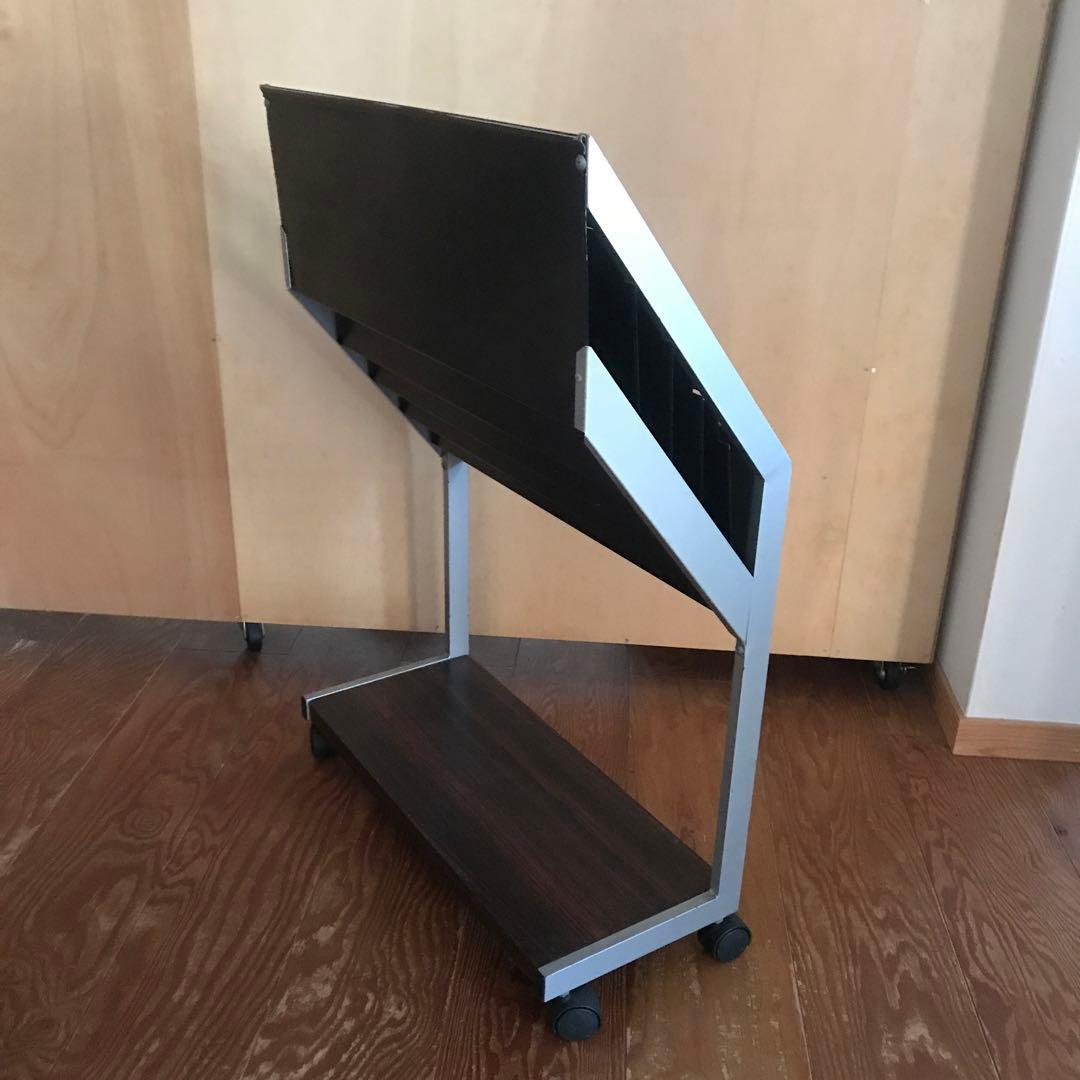 UCHIDA マガジンラックキャスター付 レトロモダン d&department