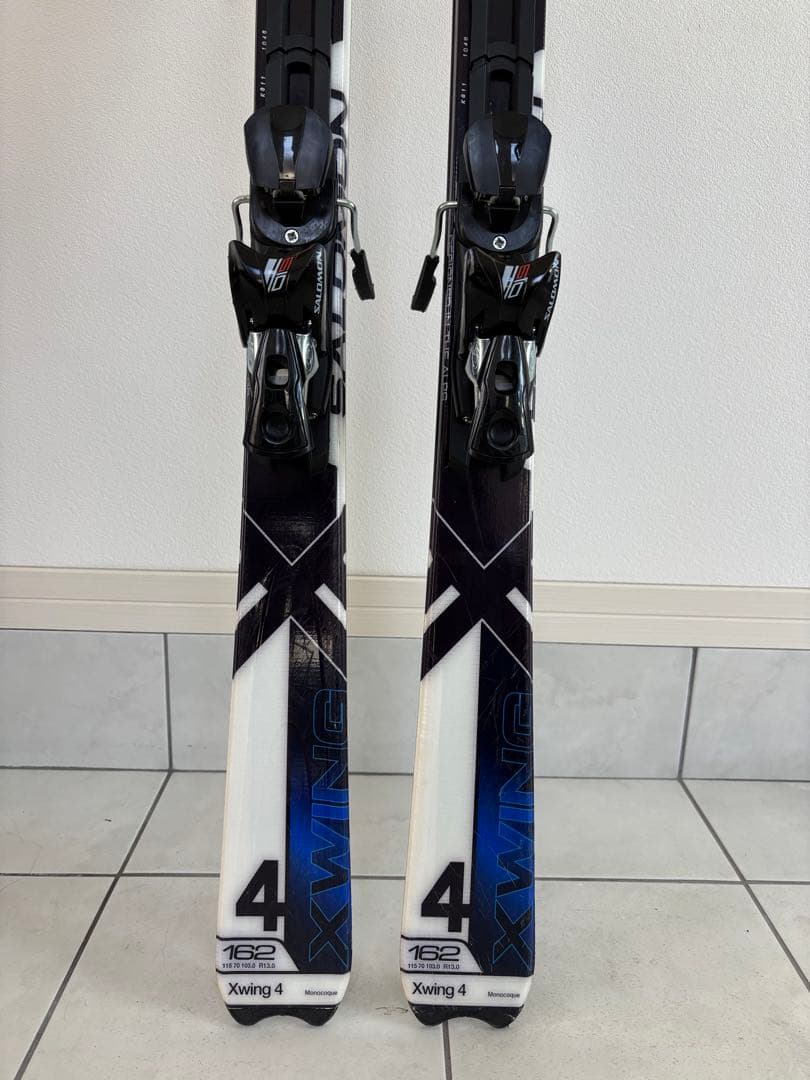 SALOMONカービングスキー XWING4 ショートスキー162cmセット