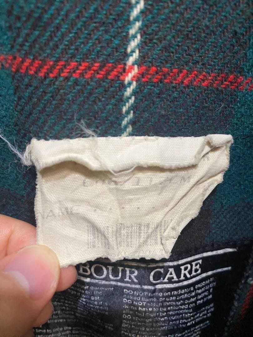 T*&様 92年制　barbour ノーザンブリア　オイルドジャケット　42