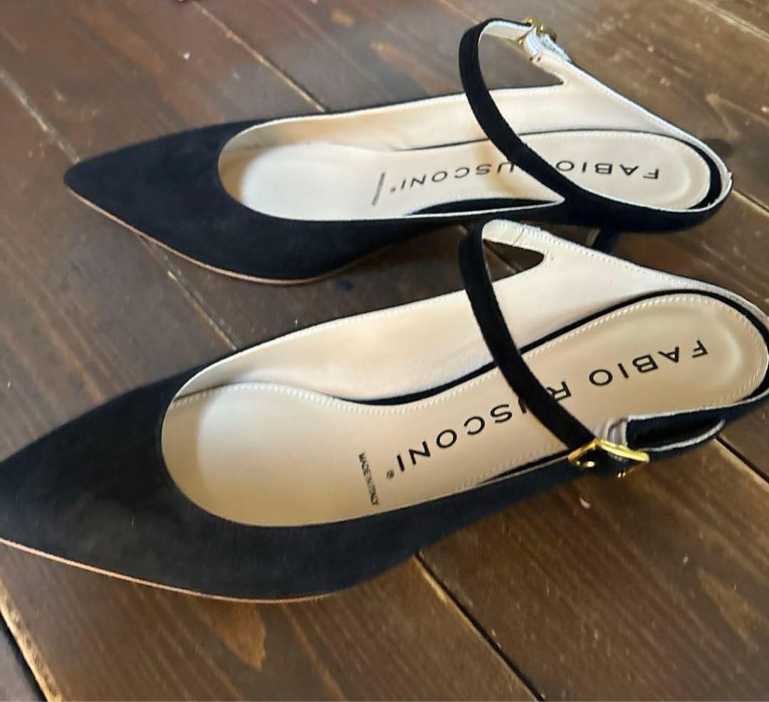 FABIO RUSCONI ストラップパンプス　38 1/2