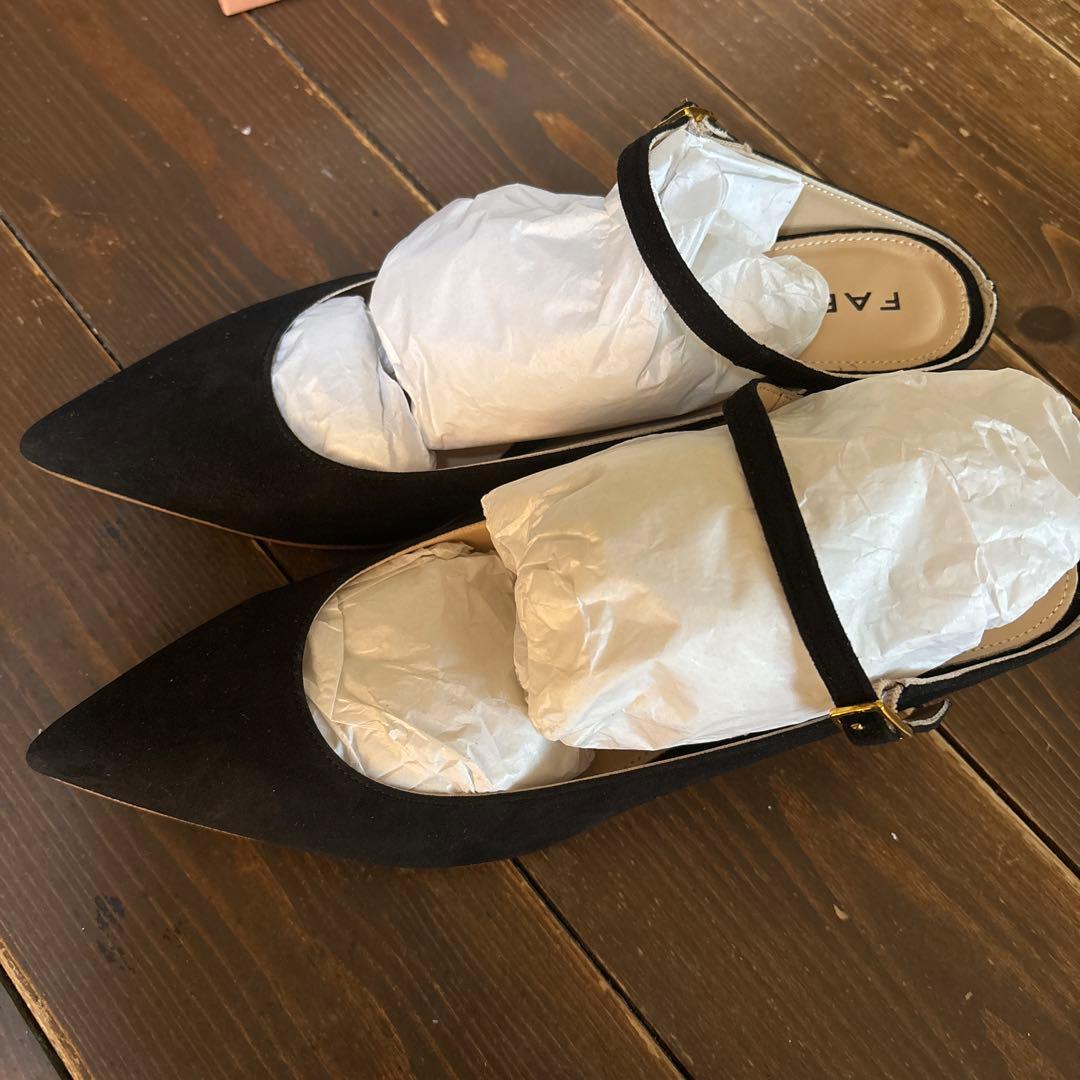 FABIO RUSCONI ストラップパンプス　38 1/2