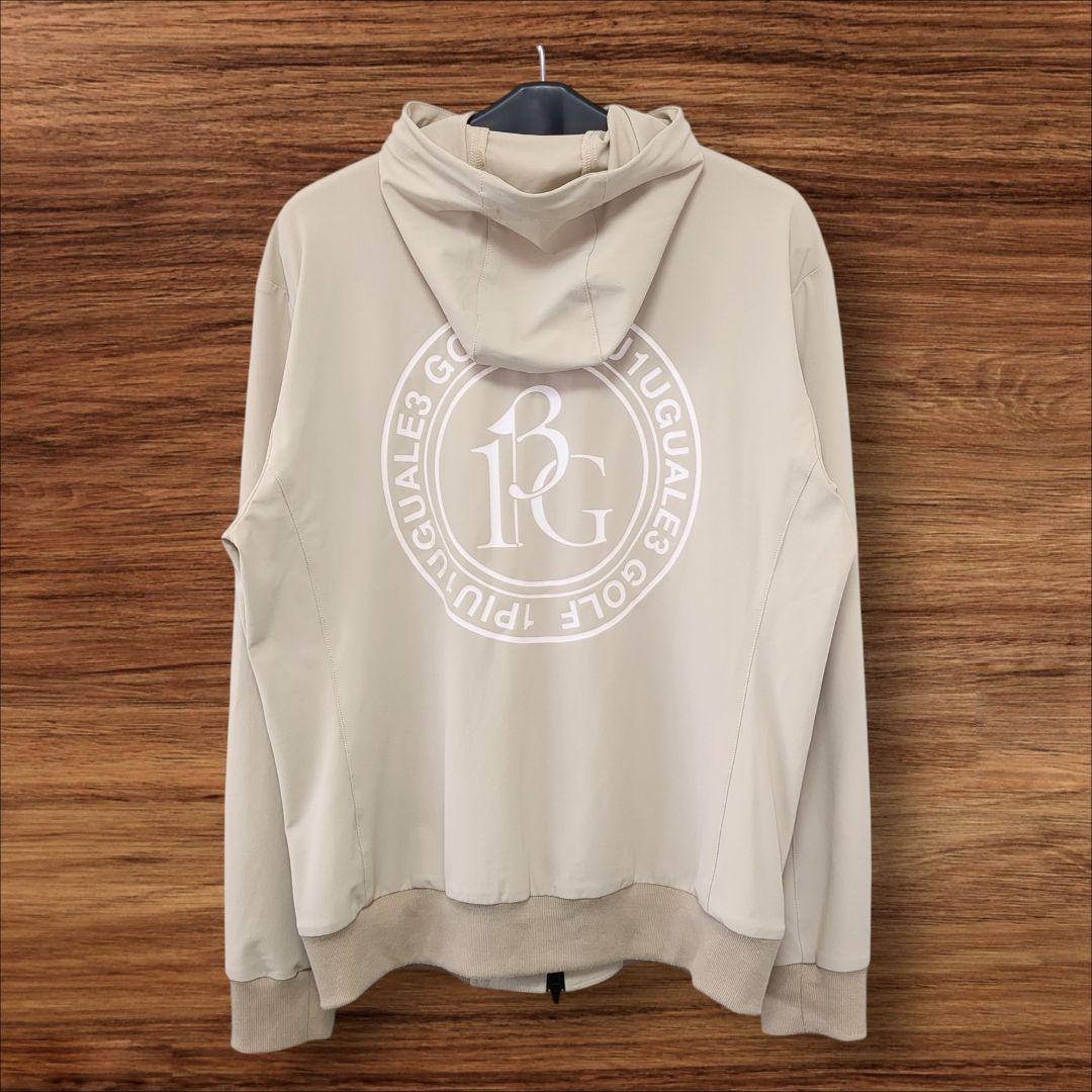 極美品 1PIU1UGUALE3 GOLFジップアップパーカー ベージュサイズV