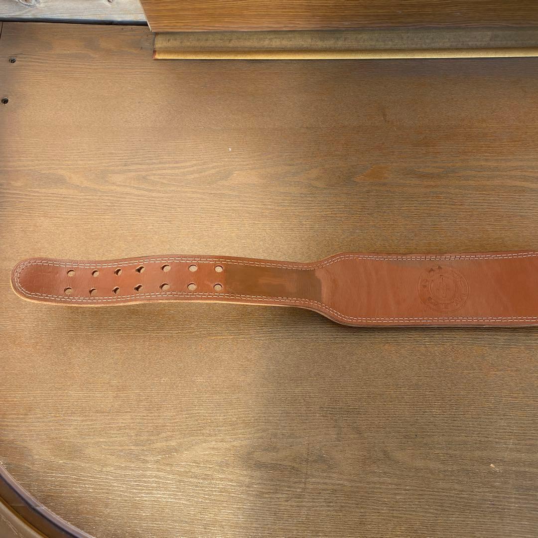 【大人気】GOLD'S GYM プロレザーパワーベルト ステッカー付き