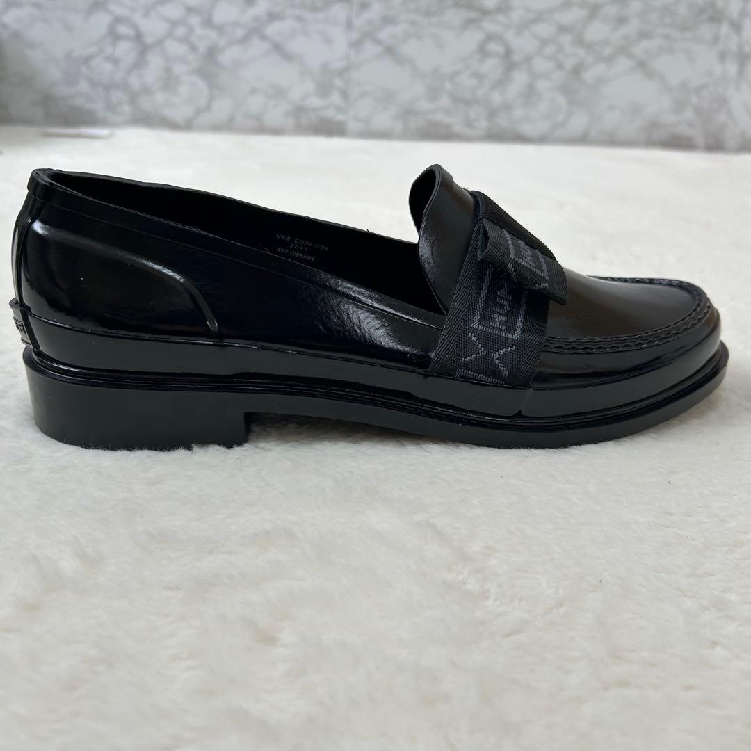新品◆HUNTERハンター リファインドボウグロス ペニーローファー 完全防水