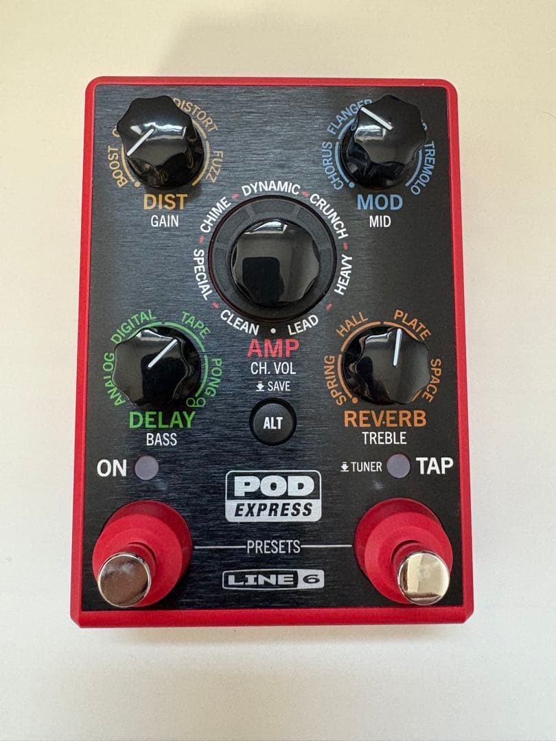 美品 LINE 6 POD EXPRESS ギターエフェクター