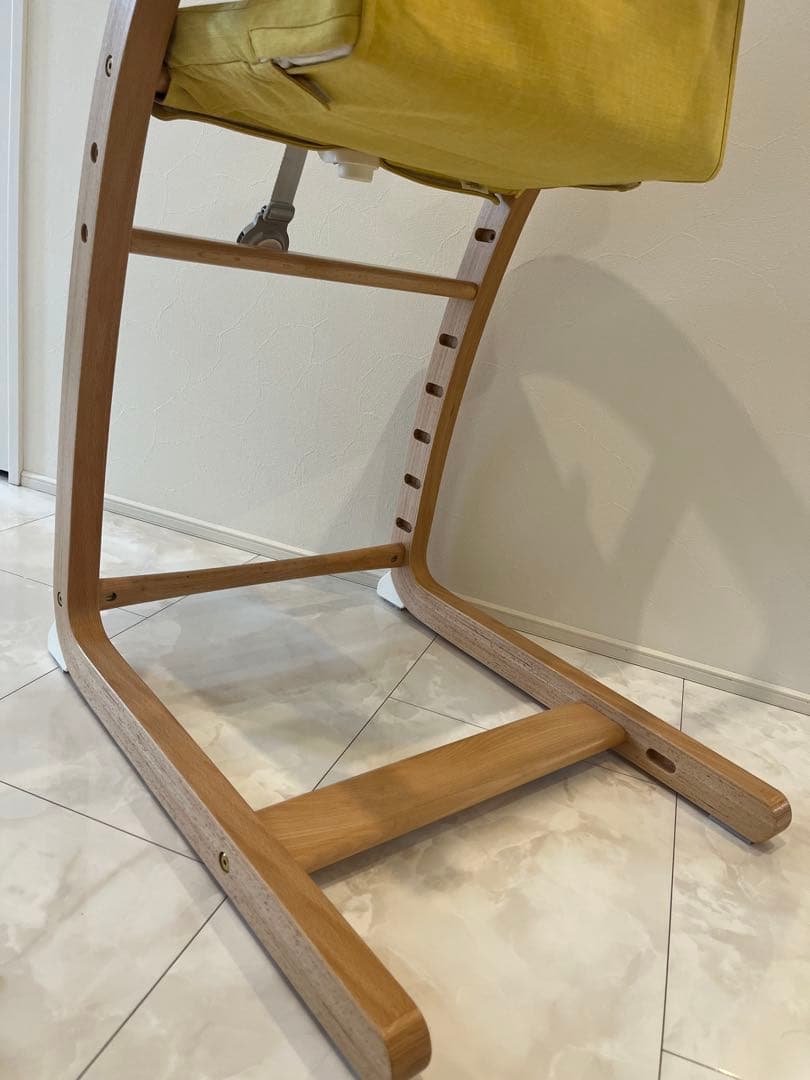 セット売り★ファルスカ　スクロールチェア ONE ミモザイエロー