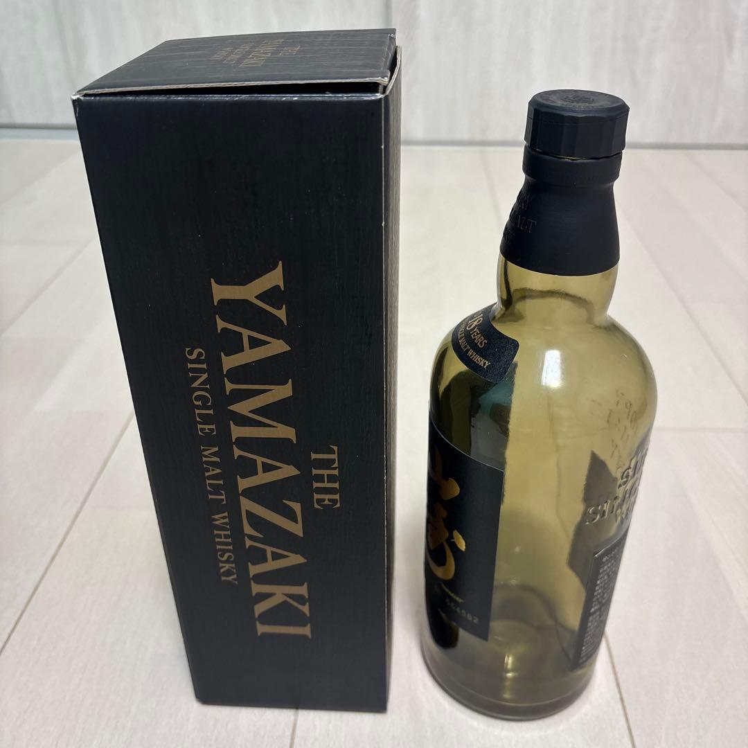 山崎18年 空瓶旧箱付き‼️