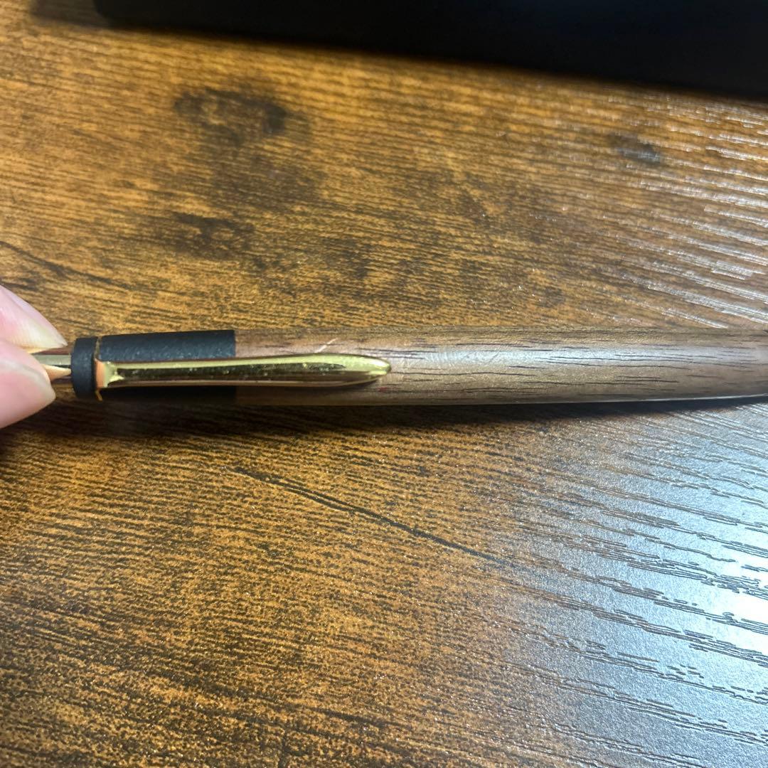 野原工芸　旧型　ボールペン　胡桃