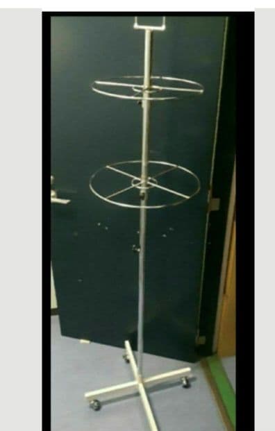 あゆゆ　2段リング什器×2台セット