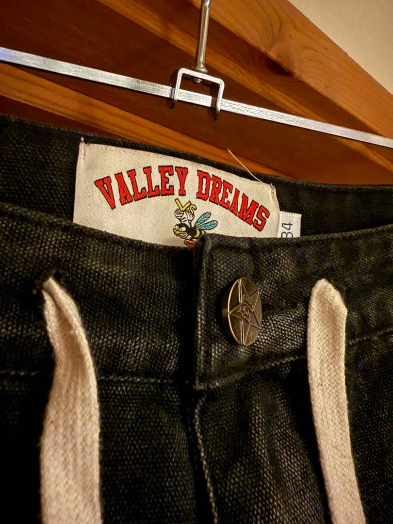 【valeforever】スタッツ ダメージ デニム