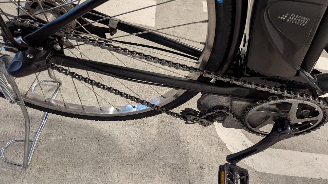 Panasonic 8ah 電動アシスト自転車 シティタイプ ブラック