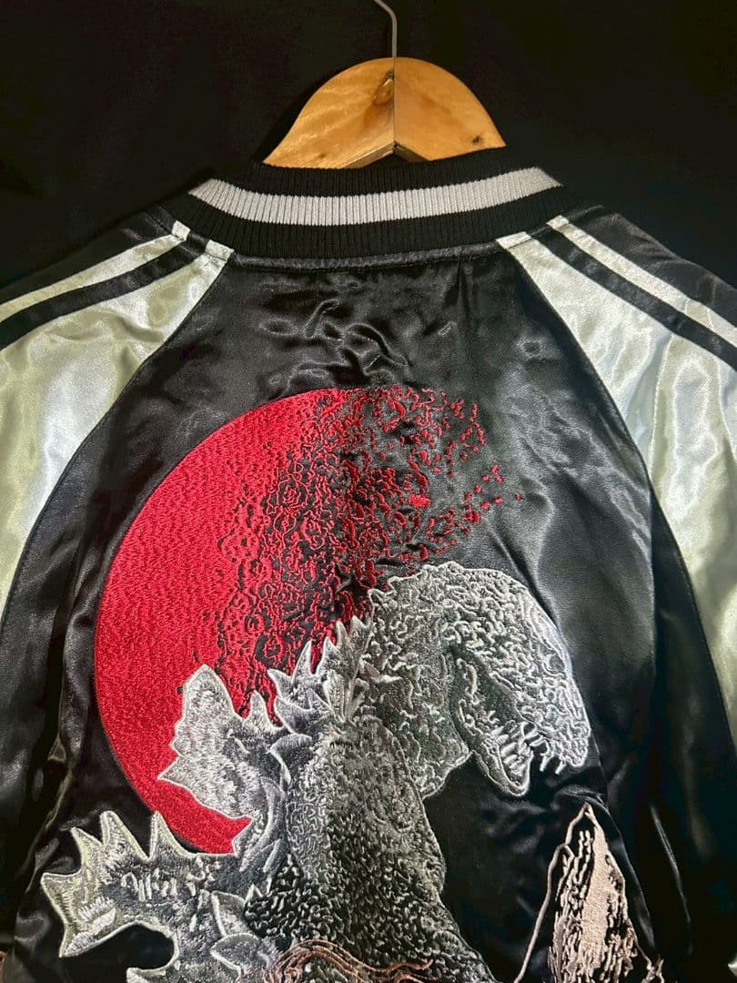 ゴジラ　スカジャン　レディースXL