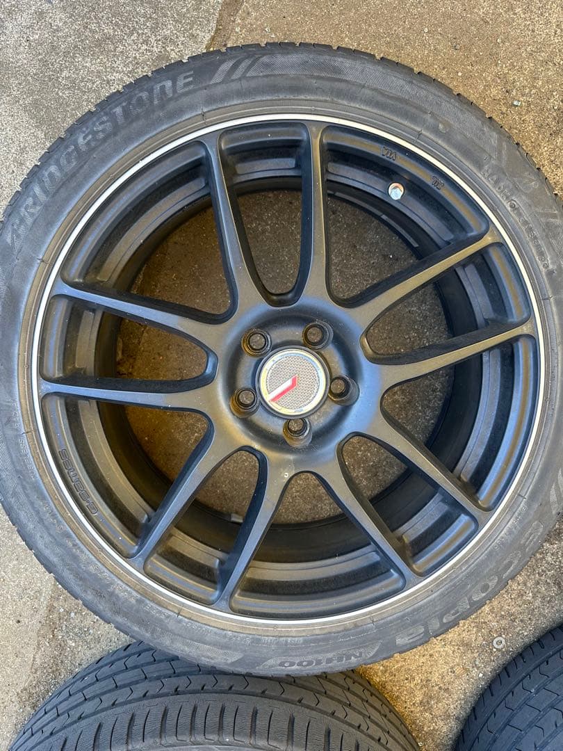 17インチ アルミホイールレイズ　RAYS g-games 五穴7J