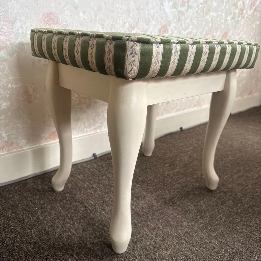 クラシック ストライプ スツール