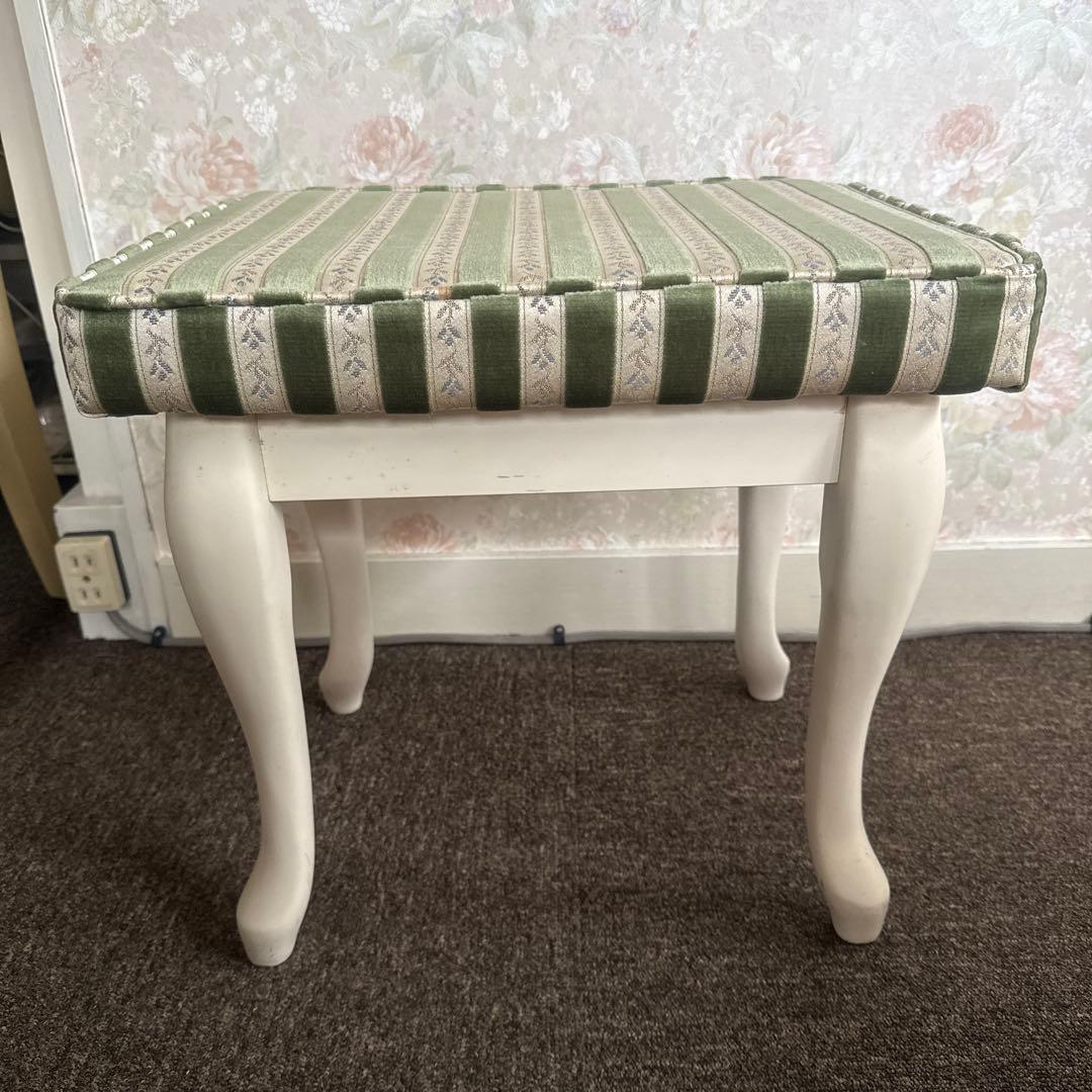 クラシック ストライプ スツール