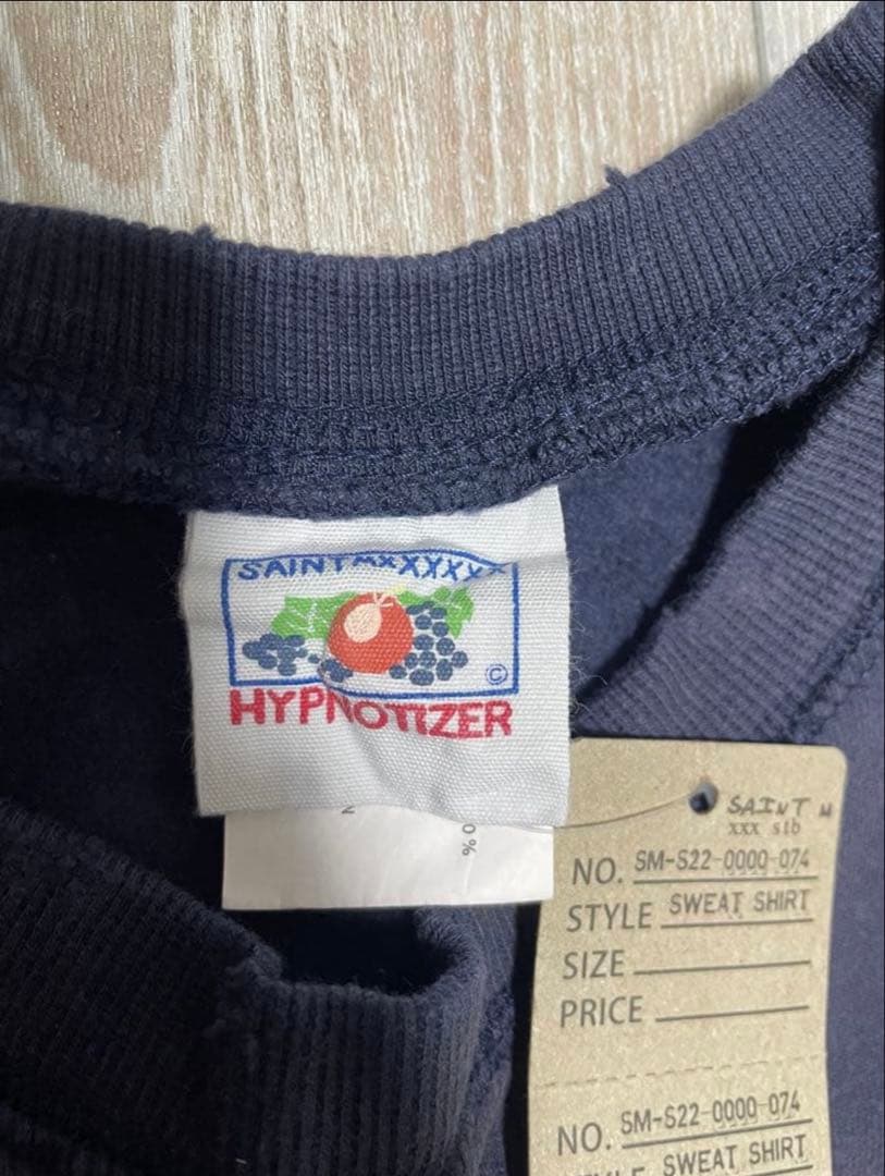 SAINT M×××××× セントマイケル25SS スウェット 刺繍プリント L