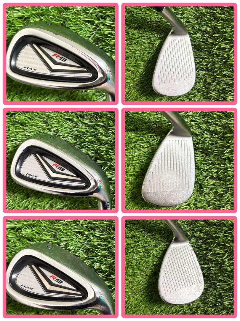 レディース！テーラーメイドR9 MAXアイアンセット5本L