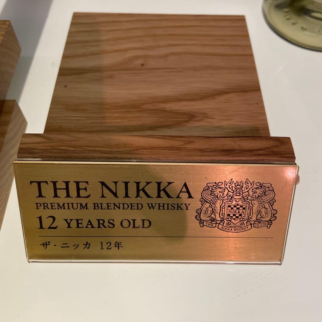 竹鶴17年)余市10年)余市12年)ウイスキー瓶　飾り棚　セット