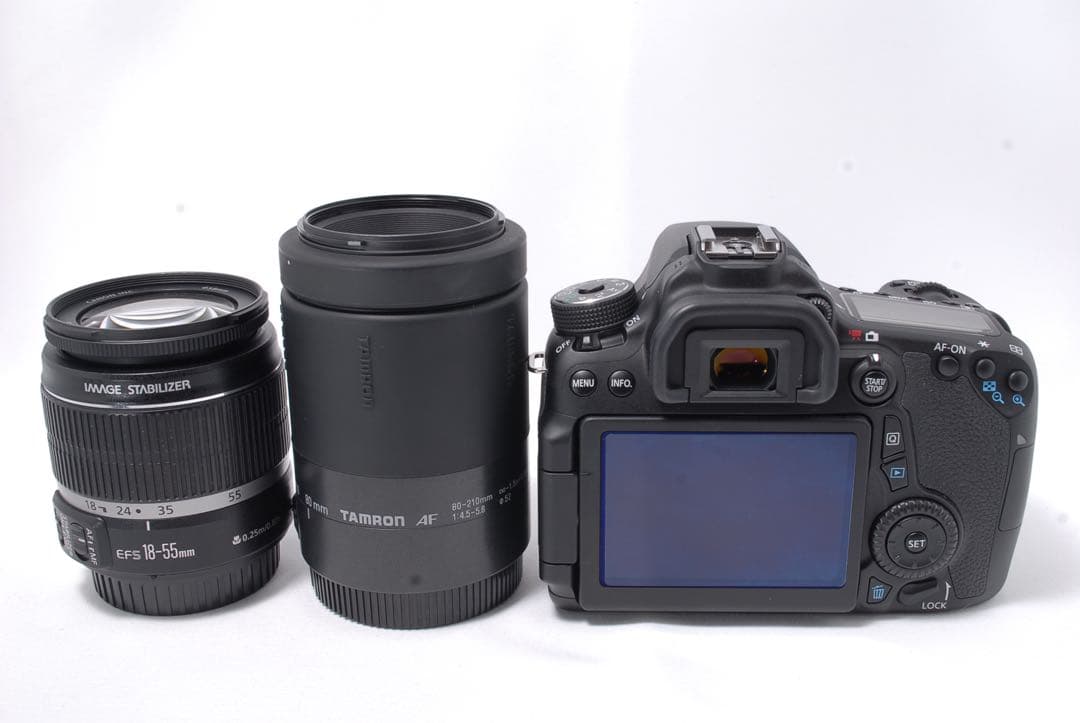 S数少✨届いてすぐ使える✨キヤノン 70D◆超望遠ダブルレンズ◆バッグ＆おまけ付