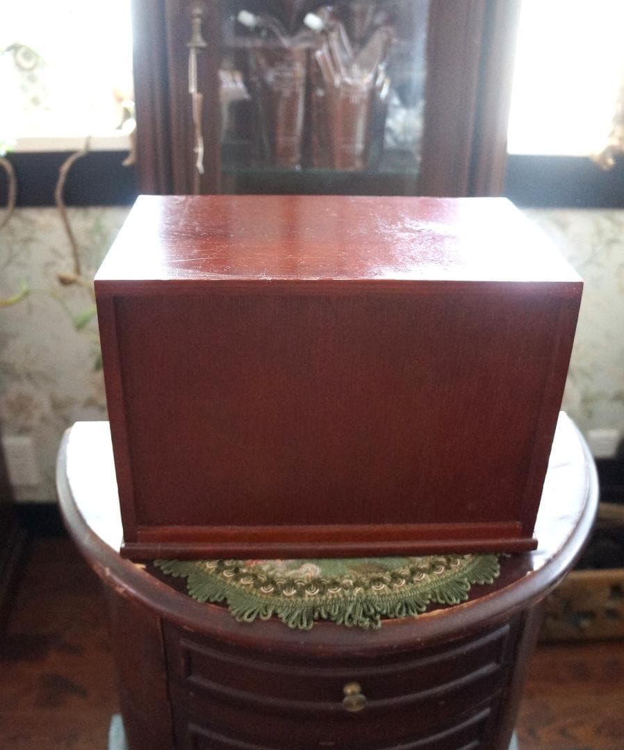M様ご確認用画像❶昭和レトロ・木製・引き出し・引出し・古道具・2段・小箪笥・木箱
