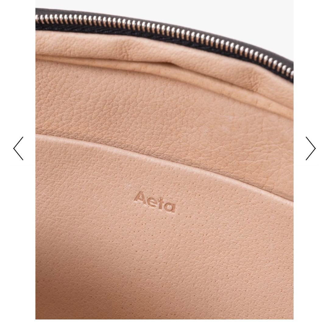 Aeta アエタ　Boston ボストンバッグ　黒　ハンドバッグ