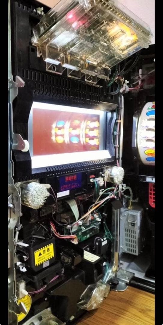 【パチスロ実機】アクロス★ハナビ HANABI 花火（黒）【不要機付】