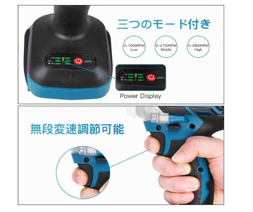 １台3役 インパクトドライバー/正逆転両用/インパクトレンチ/インパクトドリル