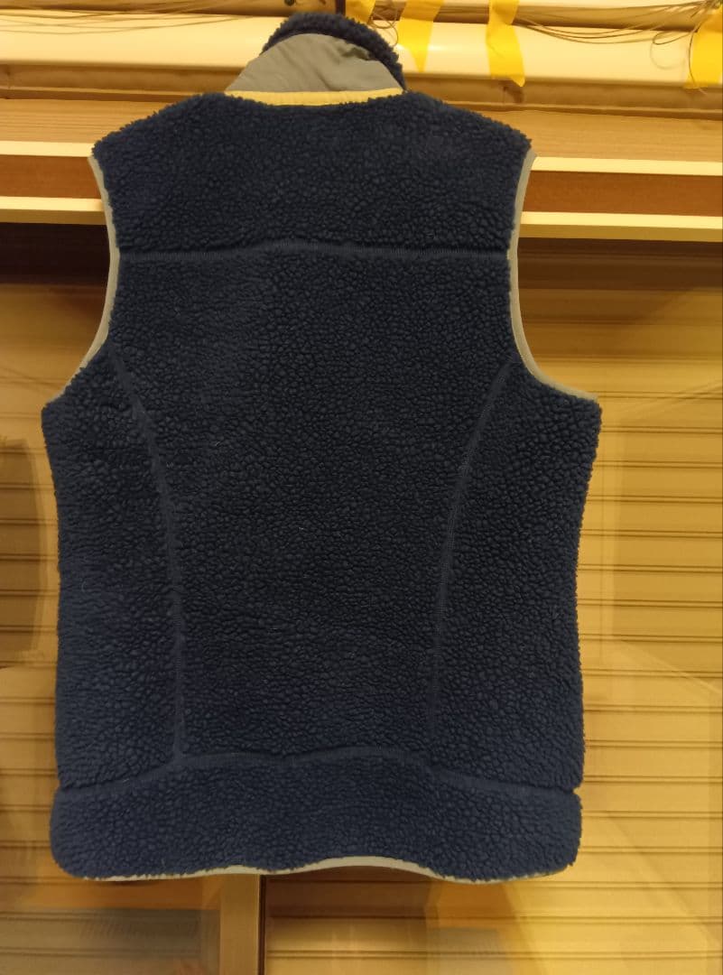 市*川様 patagonia フリースベスト M ネイビー/グレー