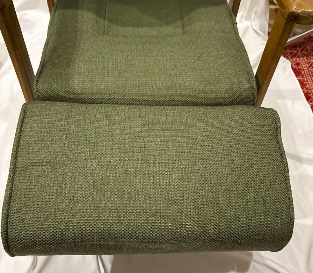 高座椅子 リクライニングチェア ランバーサポート オットマン 肘付き 高さ調節