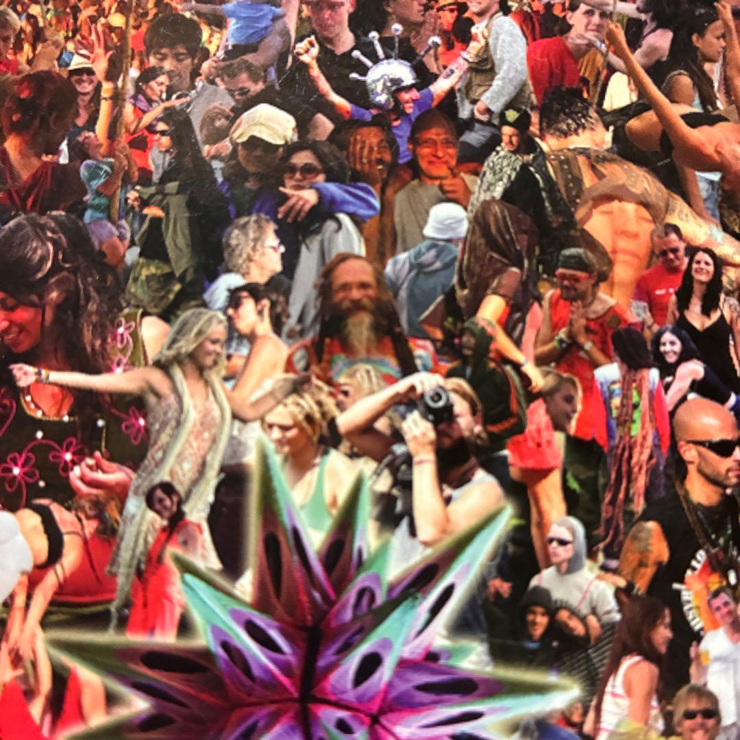 LET'S DANCE TRANCE PARTY コラージュ ポスター