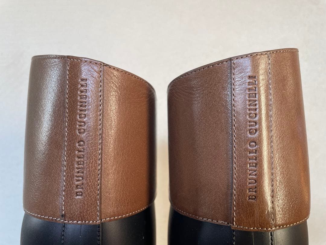 BRUNELLO CUCINELLI ライディング レインブーツ サイズ 38