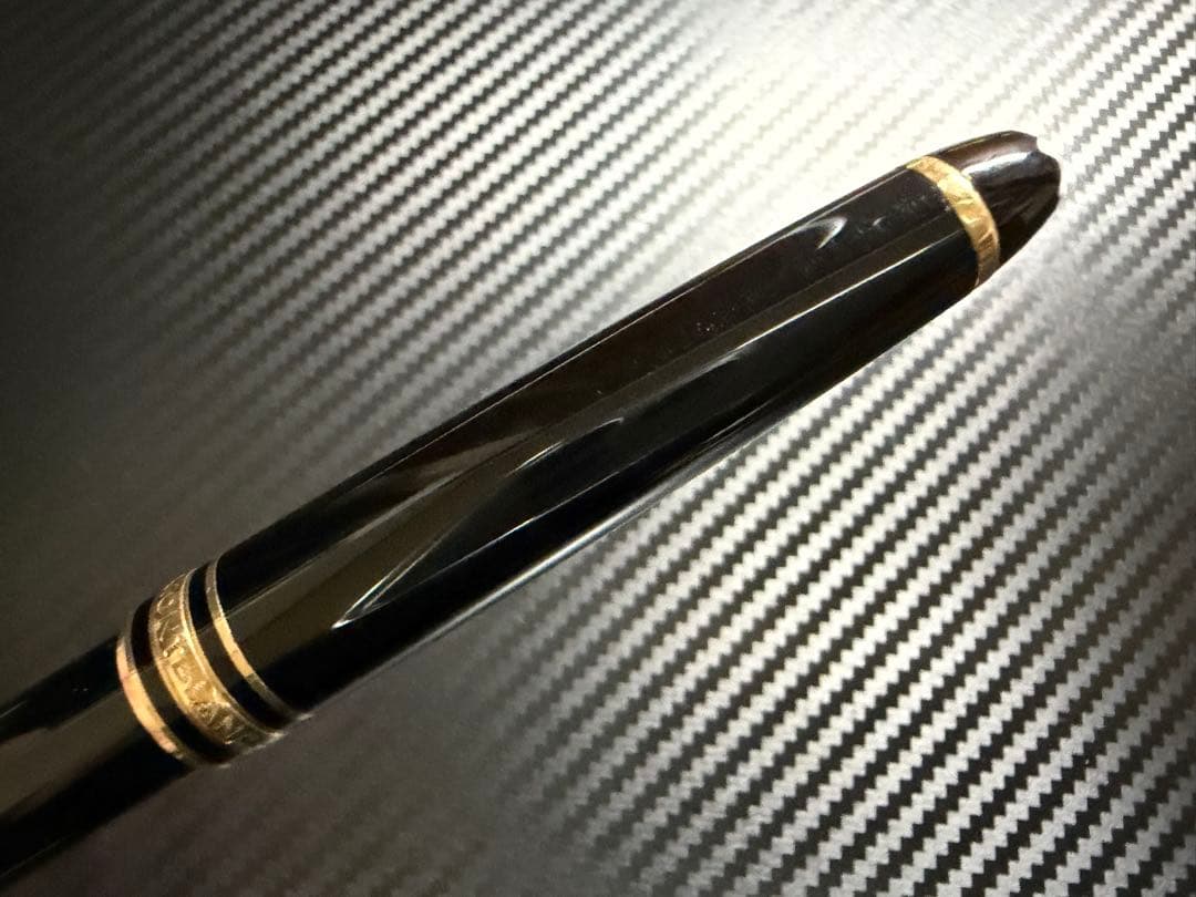 美品 モンブラン マイスターシュテュック 144 ブラック 中白 F 万年筆