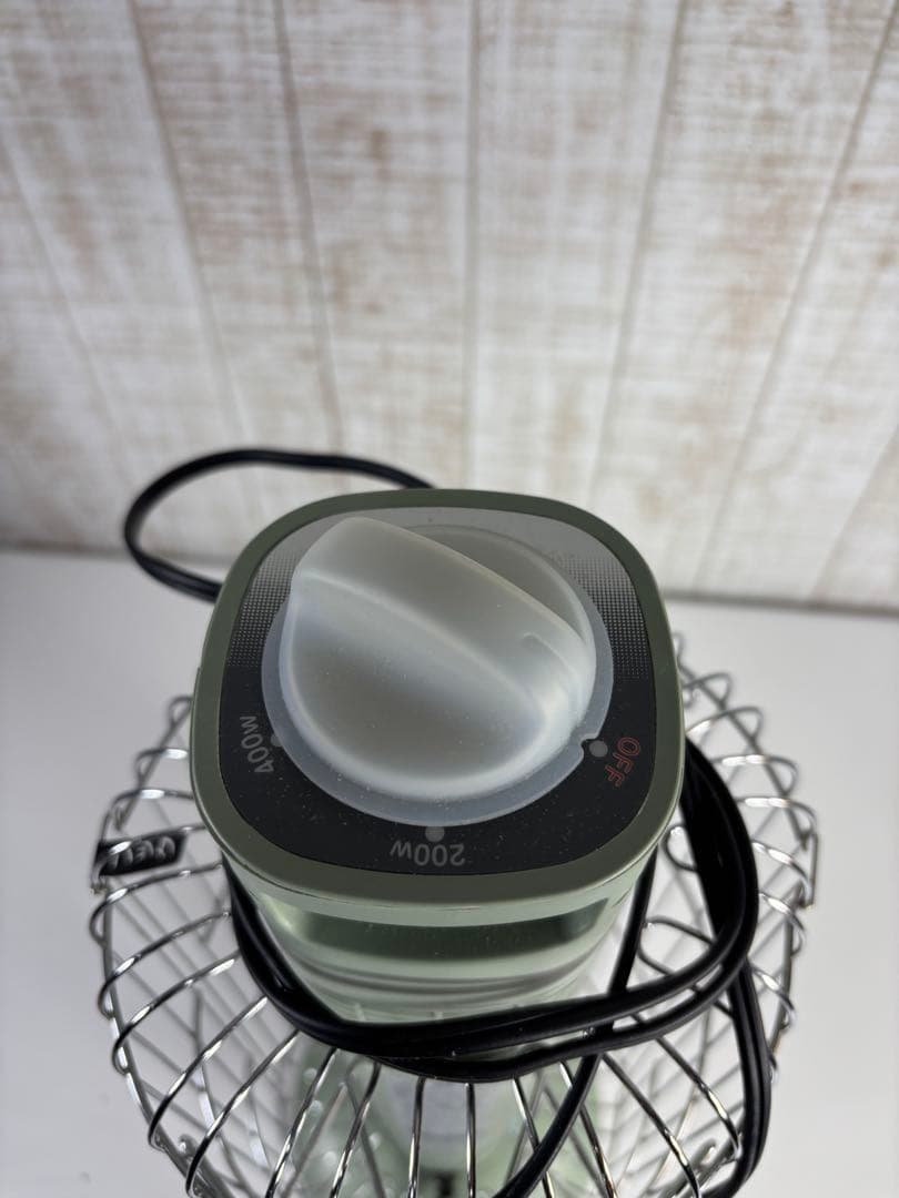 【新品未使用】Aladdi 電気ヒーター グリーン　アラジン