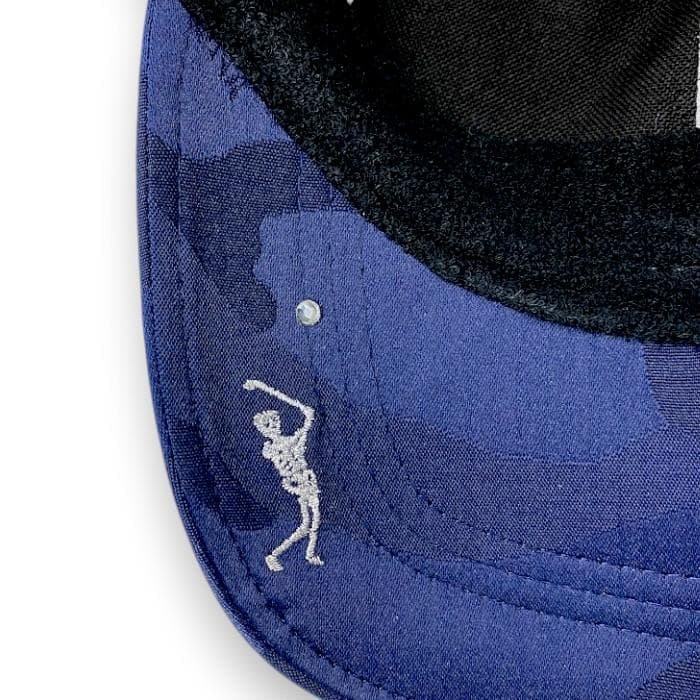 超美品 マーク＆ロナ カモフラ 髑髏 スカルワッペン キャップ 帽子 ゴルフ