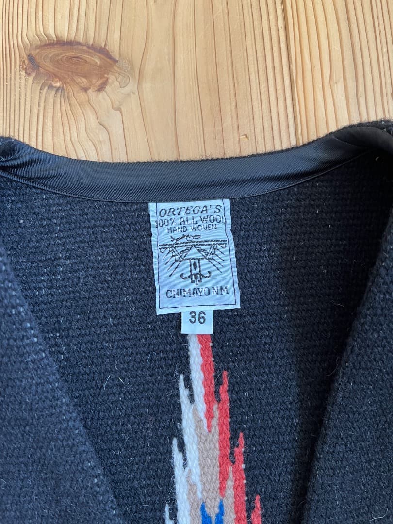 ORTIEGA'S オルテガ チマヨ ベスト 36 ブラック