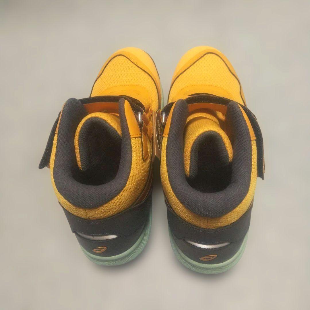 ASICS 安全靴 限定カラー タイガーイエロー×スパイスラテ