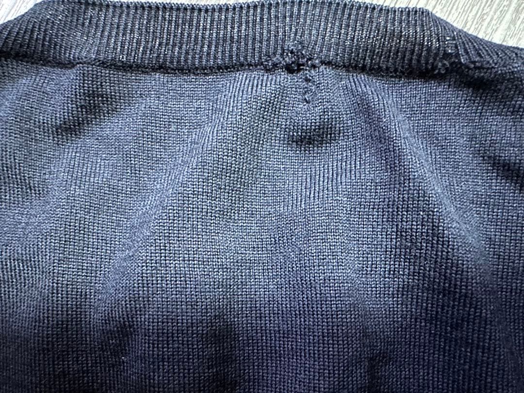 PRADA ハイゲージクルーネックニット ネイビー