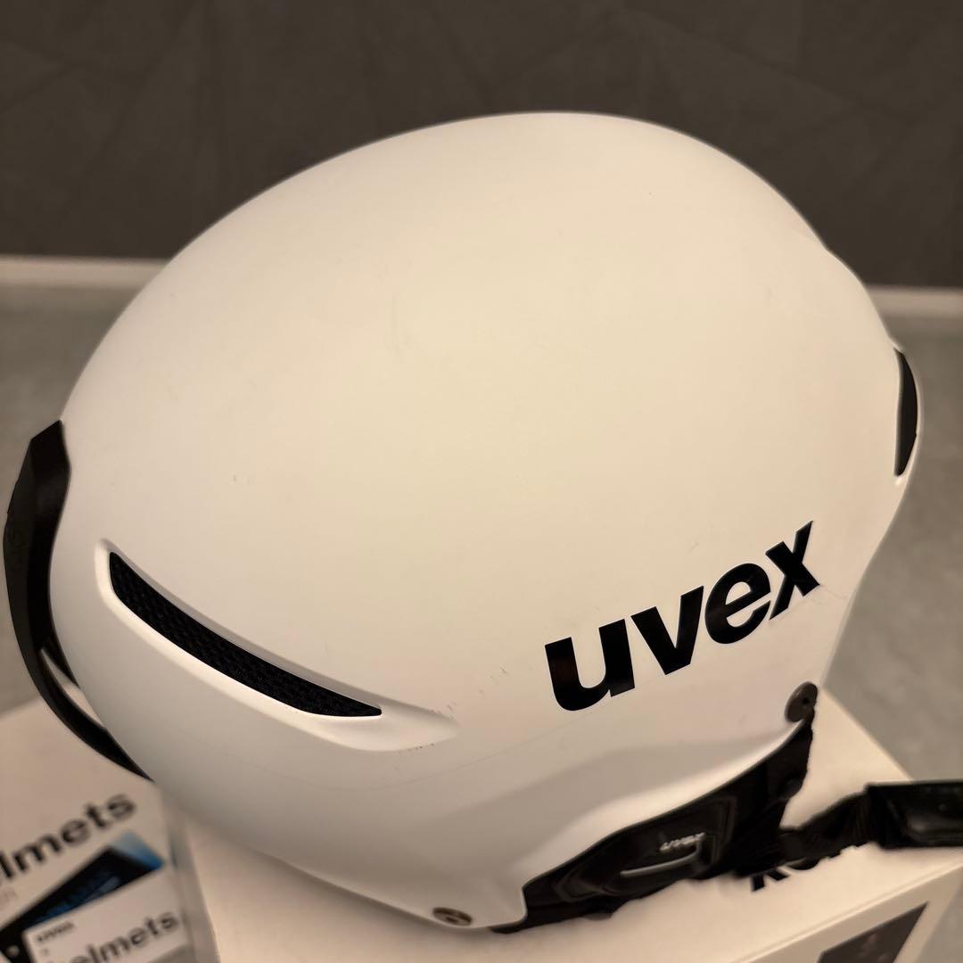 スキー　ヘルメット　uvex JAKK+ IAS ホワイトマット　ウベックス　白